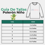Polerón Algodón Cuello Redondo Niño Gris Dragon