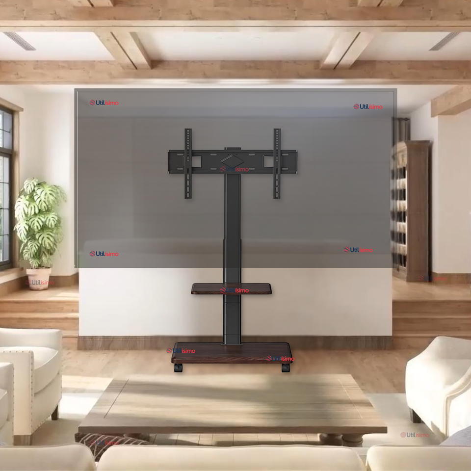 Soporte TV Premium Portátil Con Ruedas 45Kg 26 a 75 Pulgadas 26 32 40 43 50 55 60 65 70 75