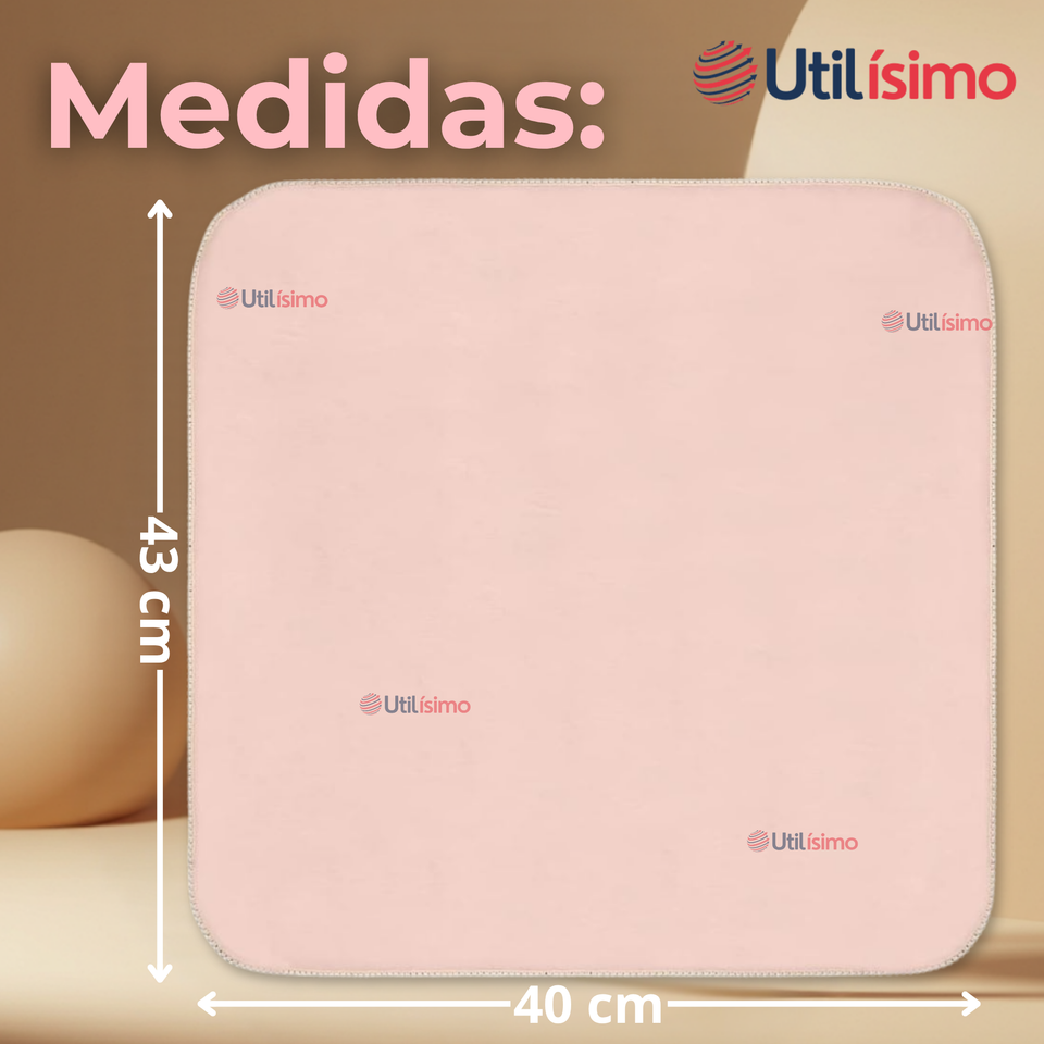 Set 3 Tutos Pañales Mantas 100% Algodón Para Bebés Niñas