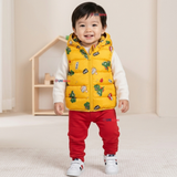 Parka Con Capucha Sin Manga Bebe Niño Infantil