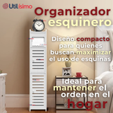 Mueble Estante Esquinero Organizador De Baño Blanco
