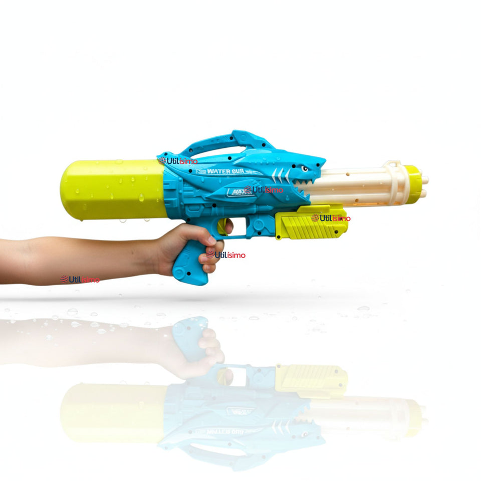 Pistola Lanza Agua Tiburón 40,5 cm Juguete Niño Niña Colores Surtidos