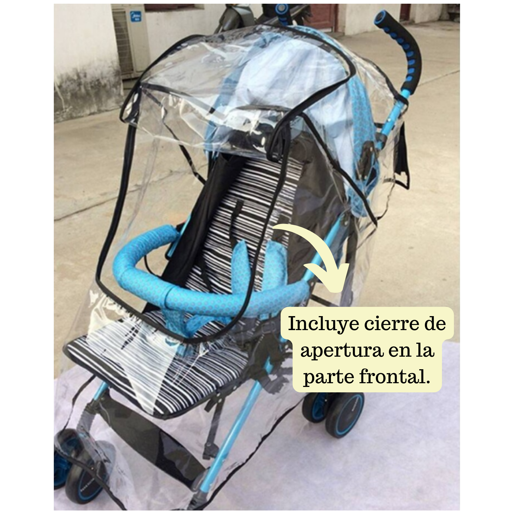 Protector Lluvia Universal Cubre Cochecitos Para Bebe Coche Bebe