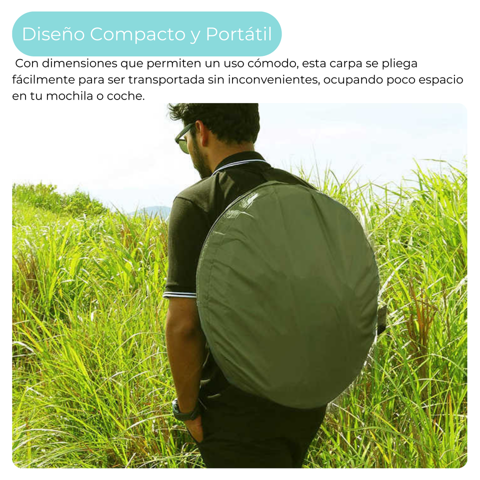 Carpa Caseta De Baño Vestidor Portátil  Camping Comodidad Privacidad Al Aire Libre