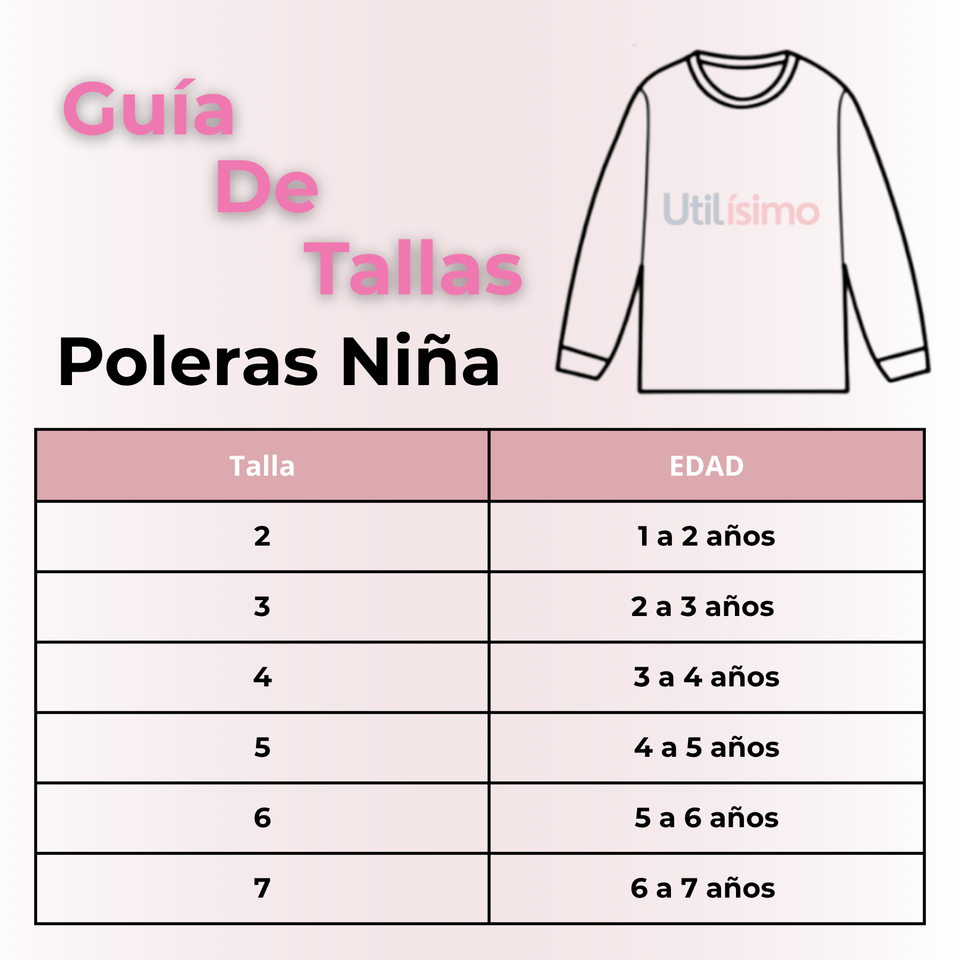Polera Manga Larga Niña 100% Algodón Dinosauro Unicornio Rosado Camiseta