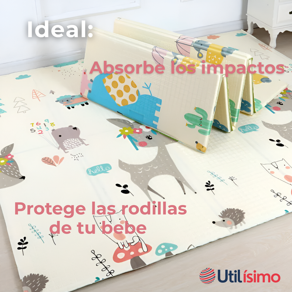 Alfombra Plegable Antigolpes 180x160cm Juego Niñas Surtido