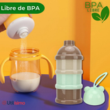 Dispensador De Alimentos Portátil Multicapa Libre de BPA  Bebés Niño Niña