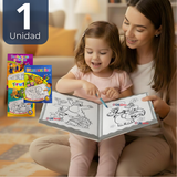 Libro Para Colorear Pintar Educativo Con Stickers Diseños Surtidos