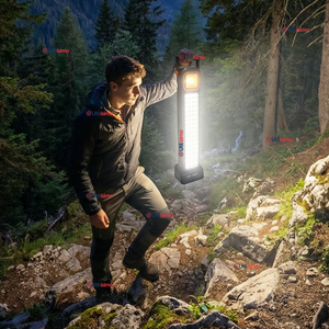 Lampara Luz De Emergencia Focos 48 Led Carga Híbrida Solar USB 30W