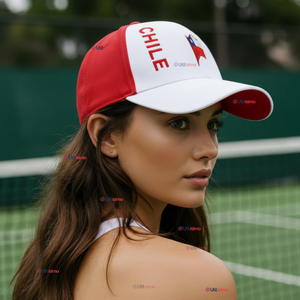 Gorro Jockey Talla Única Alta Calidad Poliéster Estampado Chileno