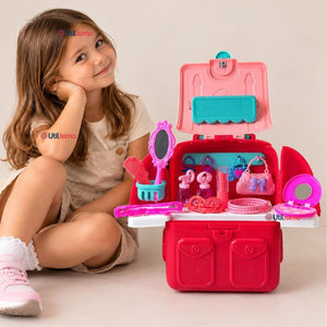 Mochila 2 En 1 Set De Belleza Juguete Infantil Niña