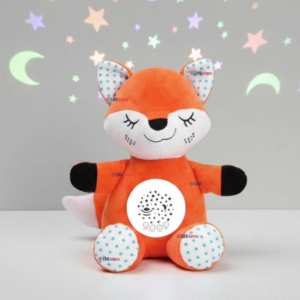 Peluche Zorro Espantacuco Con Luz Y Sonido Para Bebé Niño Niña