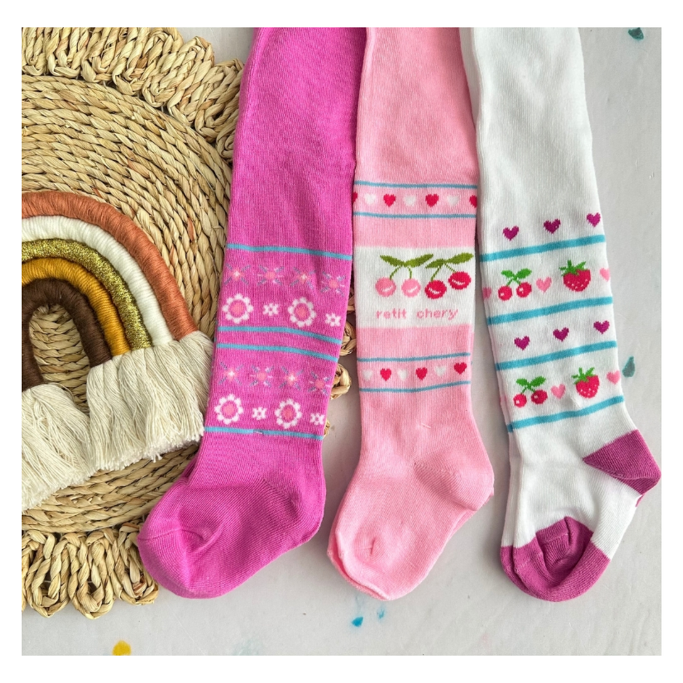 Pack 3 Pantys Primera Capa Invierno Niño Y Niña Surtido