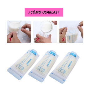 Bolsa de Almacenamiento de Leche Materna 250 ml 30 bolsas Jump Kids