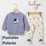Conjunto Buzo Polerón 2 Piezas Bebé Niño Tedmimak Cute Dog