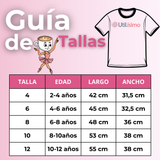 Polera Brainrots 100% Algodón Manga Corta Niña Tralalero Rosado