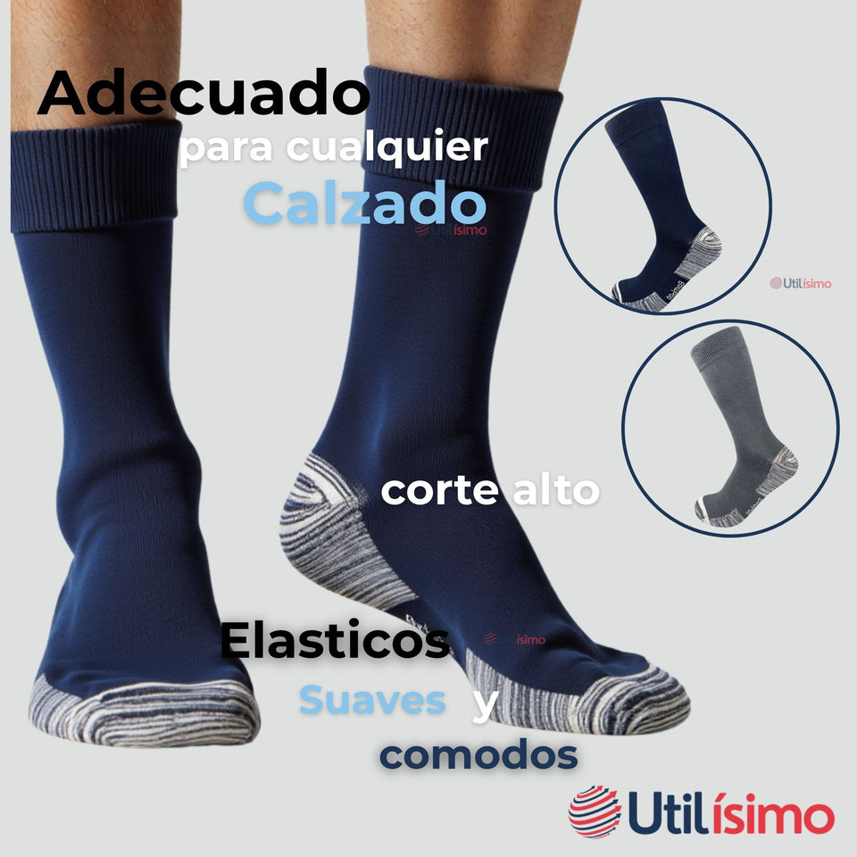 Pack 12 Pares Calcetines Bambù con Cobre Efecto Antibacterial Colores Surtidos