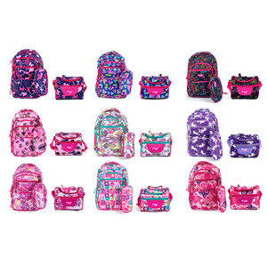 Mochila Con Lonchera Y Estuche 45CM Diseños Variados Niña