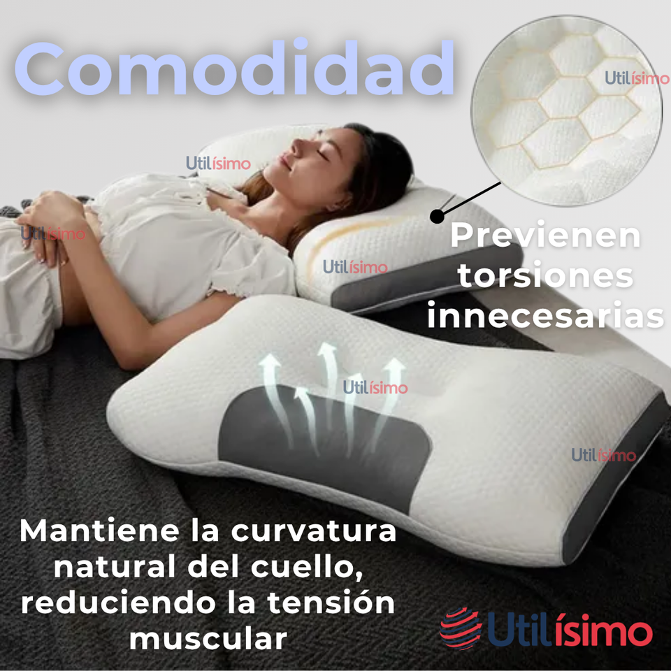 Almohada Ortopédica Ergonómicas Para Cuello y Cervical
