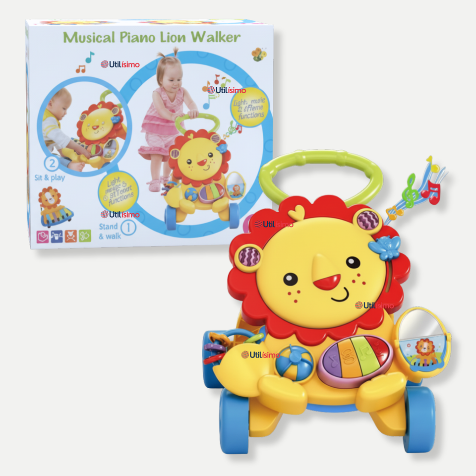 Andador Caminador Multifuncional Juguete Musical Bebé León Niña y Niño