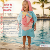 Toalla De Baño Playa Con Capucha Niño y Niña Diseños