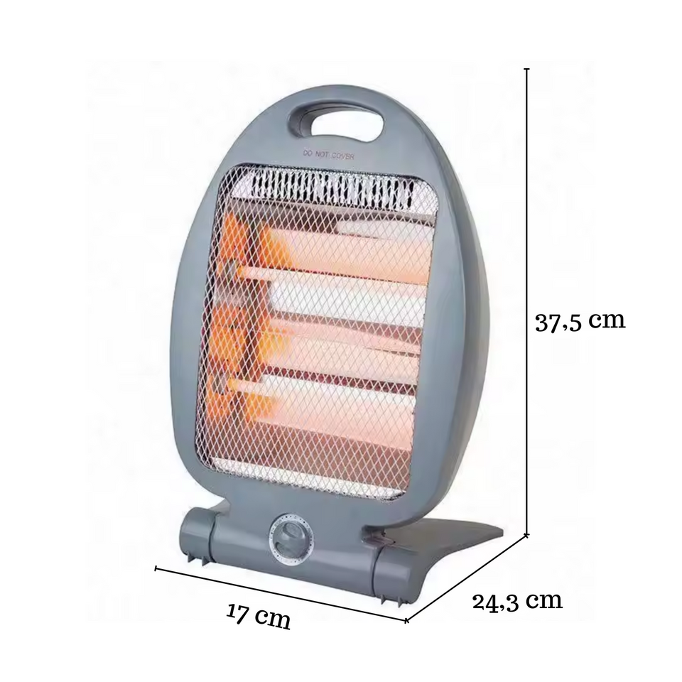 Calefactor Estufa Halógeno 800w Bajo Consumo Oficina