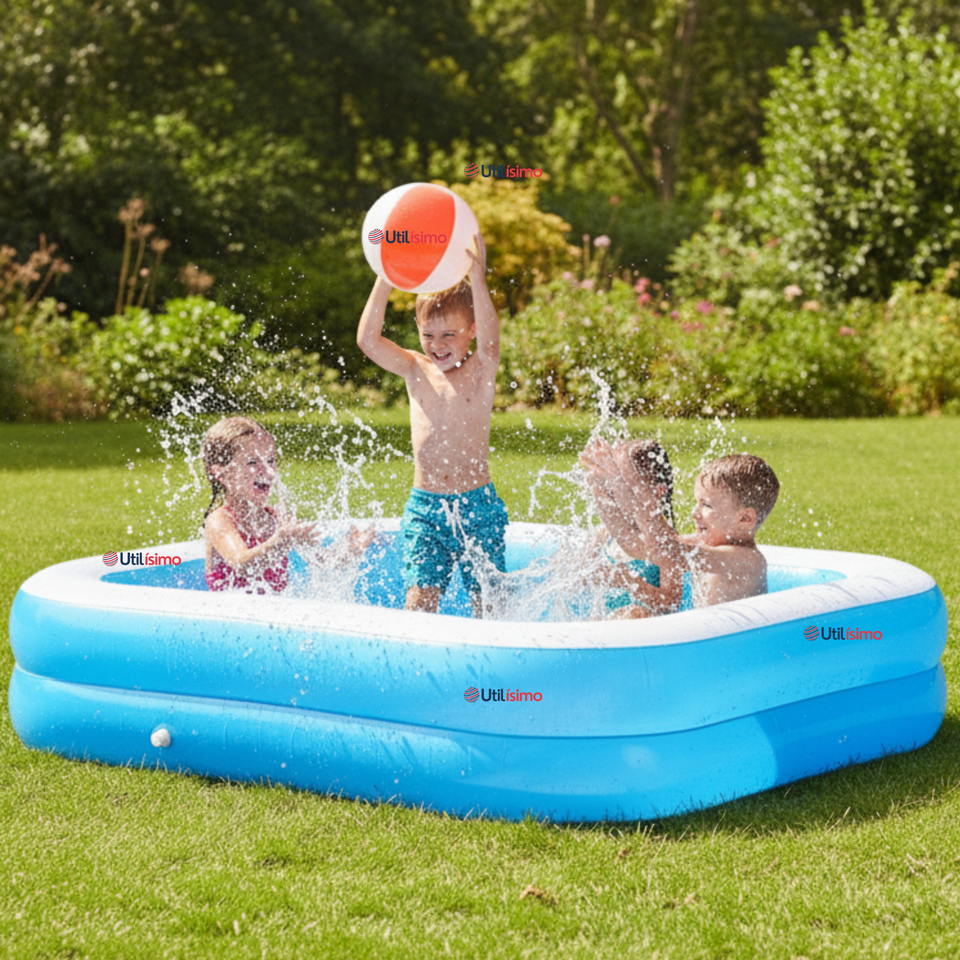 Piscina Inflable Rectangular 2.62mx1.75mx51cm Color Azul