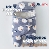 Osito Saco De Bebé Frizado Con Diseños Surtidos 3 a 9 Meses Niño