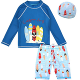 Traje De Baño Manga Larga Niño Jump Kids California Surf