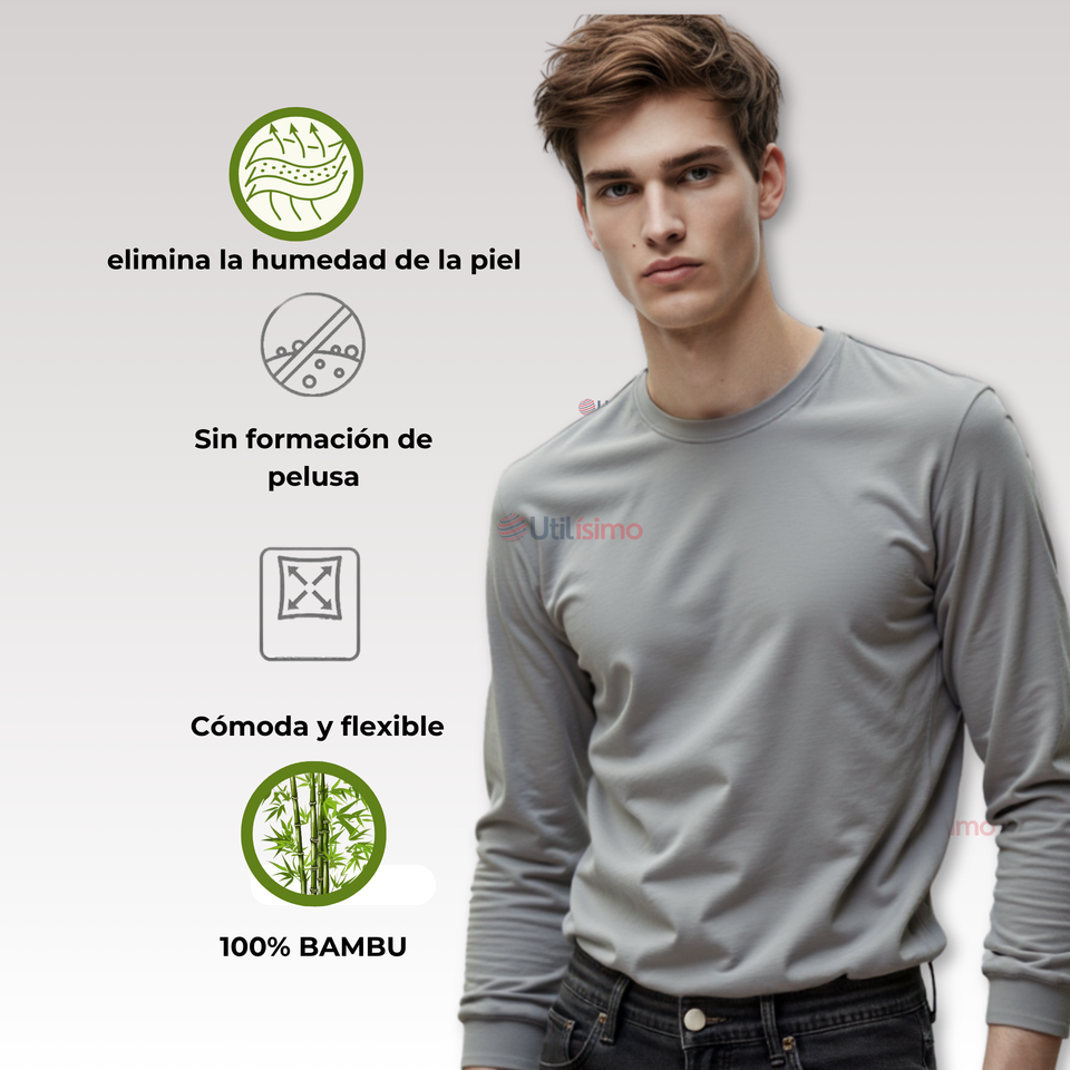 Pack 3 Camiseta Bambu Juvenil Redondo Colores Surtidos