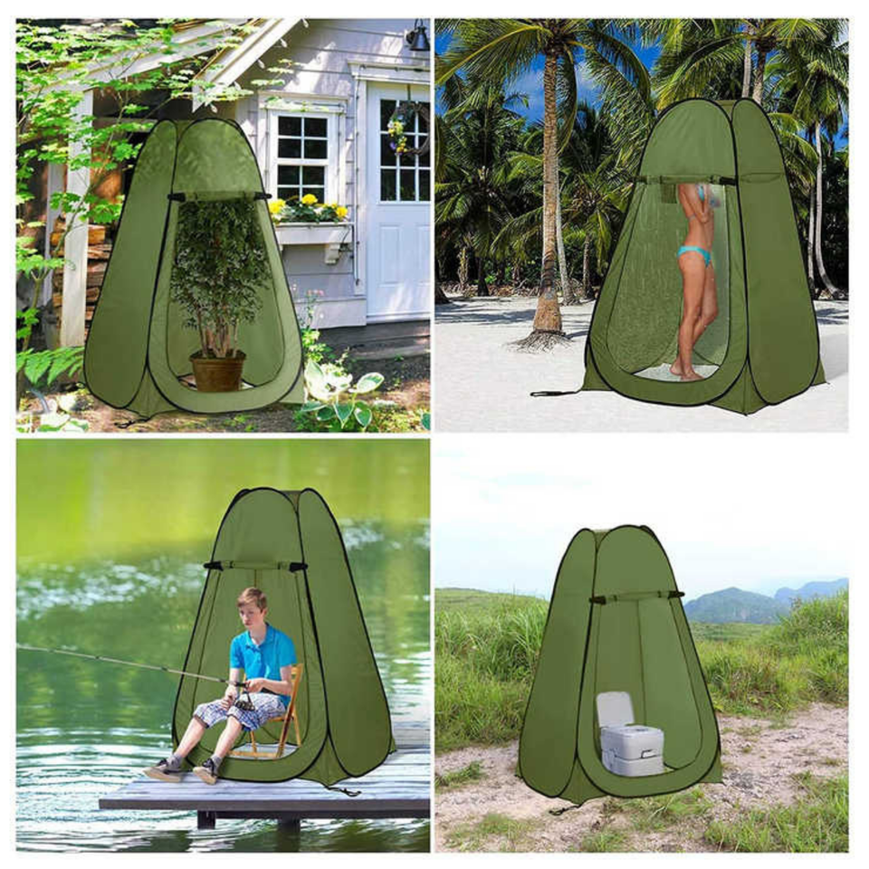 Carpa Caseta De Baño Vestidor Portátil  Camping Comodidad Privacidad Al Aire Libre