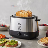 Tostador Oster® 2 rebanadas en acero inoxidable TSSTTR500 800W