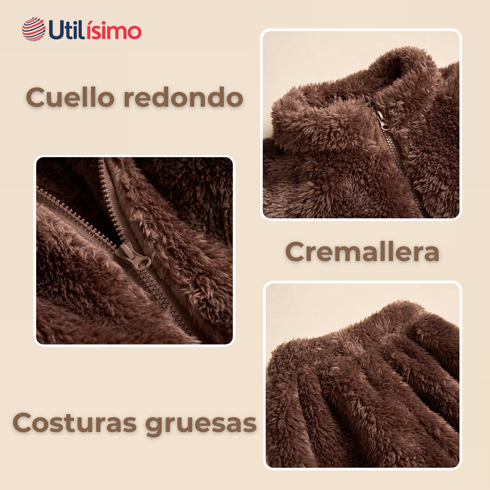 Conjunto Frizado Polar 2 Piezas Niño Marron