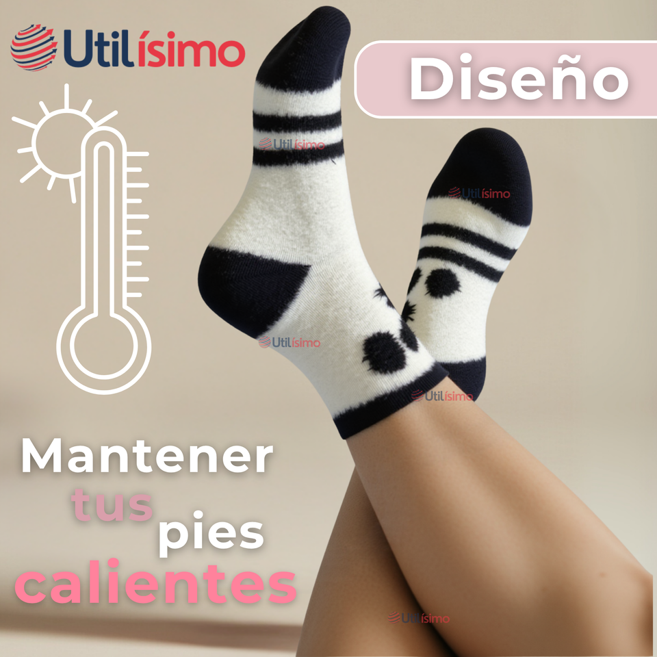 Pack 3 Calcetines Térmicos Extra Suaves Terciopelo de Visón Lola Teen Surtido