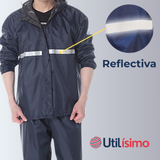 Poncho Impermeable Adulto Unisex Negro
