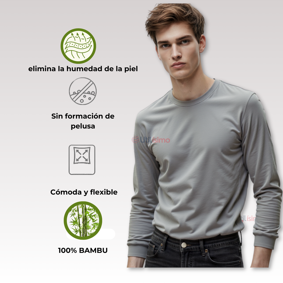 Camiseta Bambu Juvenil Redondo Colores Surtidos