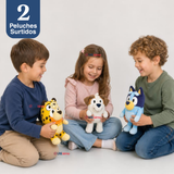 Pack 2 Peluches Bluey Diseños Surtidos Suaves Felpa Premium Peluche Niños