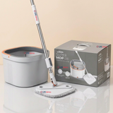 Trapeador Mopa Giratorio 360° Balde Centrifugo Microfibra