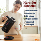 Termo Hervidor Eléctrico RAF 1360W 2 Litros Negro