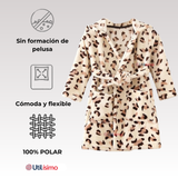 Batas De Baño Con Capucha Y Bolsillos Niño Y Niña Polar