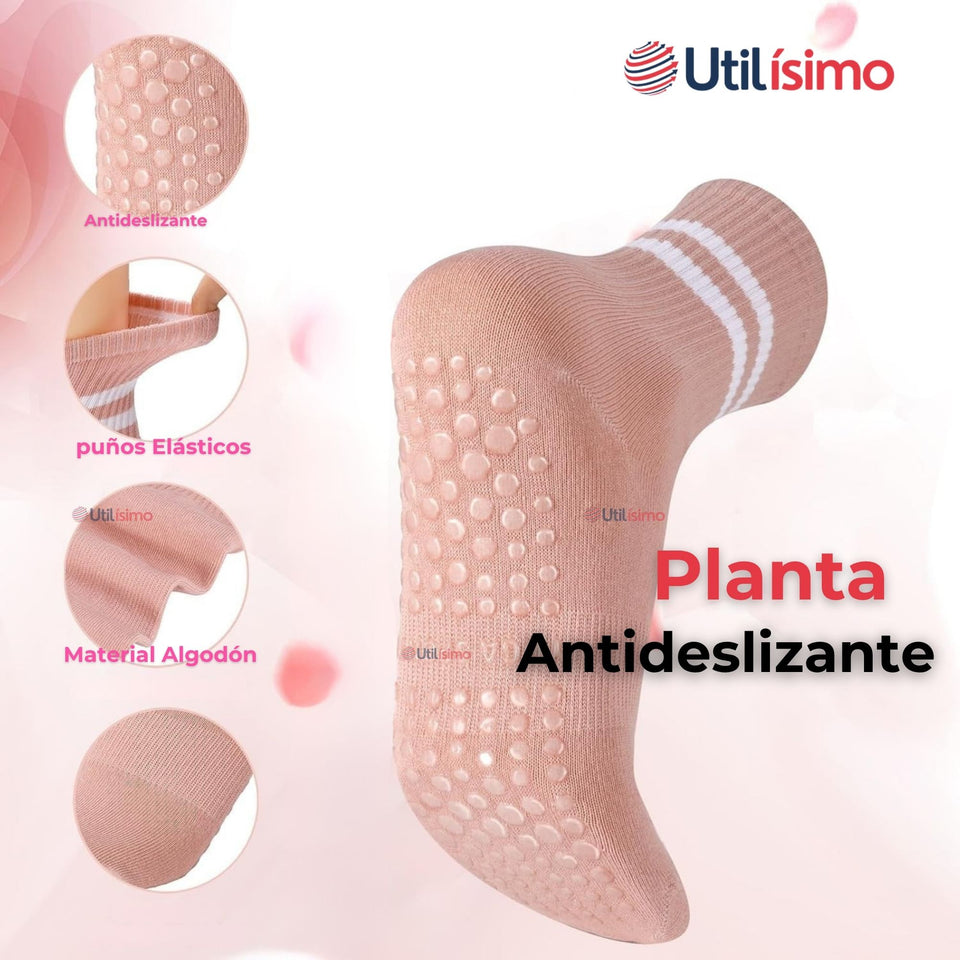 Pack 3 Calcetines Antideslizantes Largos Mujer