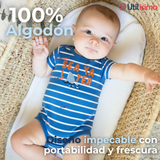 Pack 5 Bodys Niño Sin Manga Tedmimak 100% Algodón Baby shark