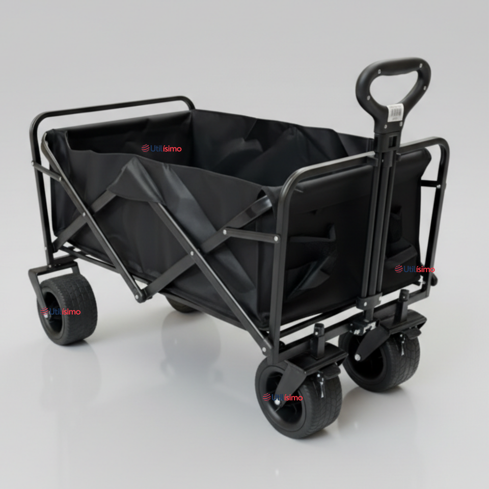 Carrito Compras Plegable Organizador Ideal Para El Camping 150Kg