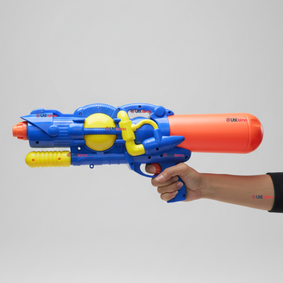 Pistola De Agua 500ml 45cm Colores Surtidos Juguete Lanza Agua Niño Niña