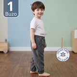 Buzo Solo Pantalón Gris Bebé Niño Forrado Polar