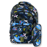 Mochila Con Lonchera Y Estuche 45CM Estampado  Full Color Niño