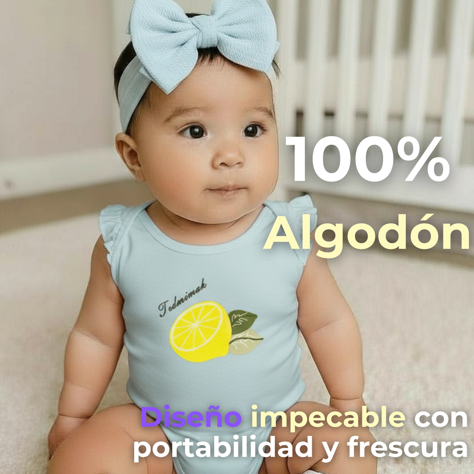 Pack 4 Bodys Niña Sin Manga Tedmimak 100% Algodón Princess Summer