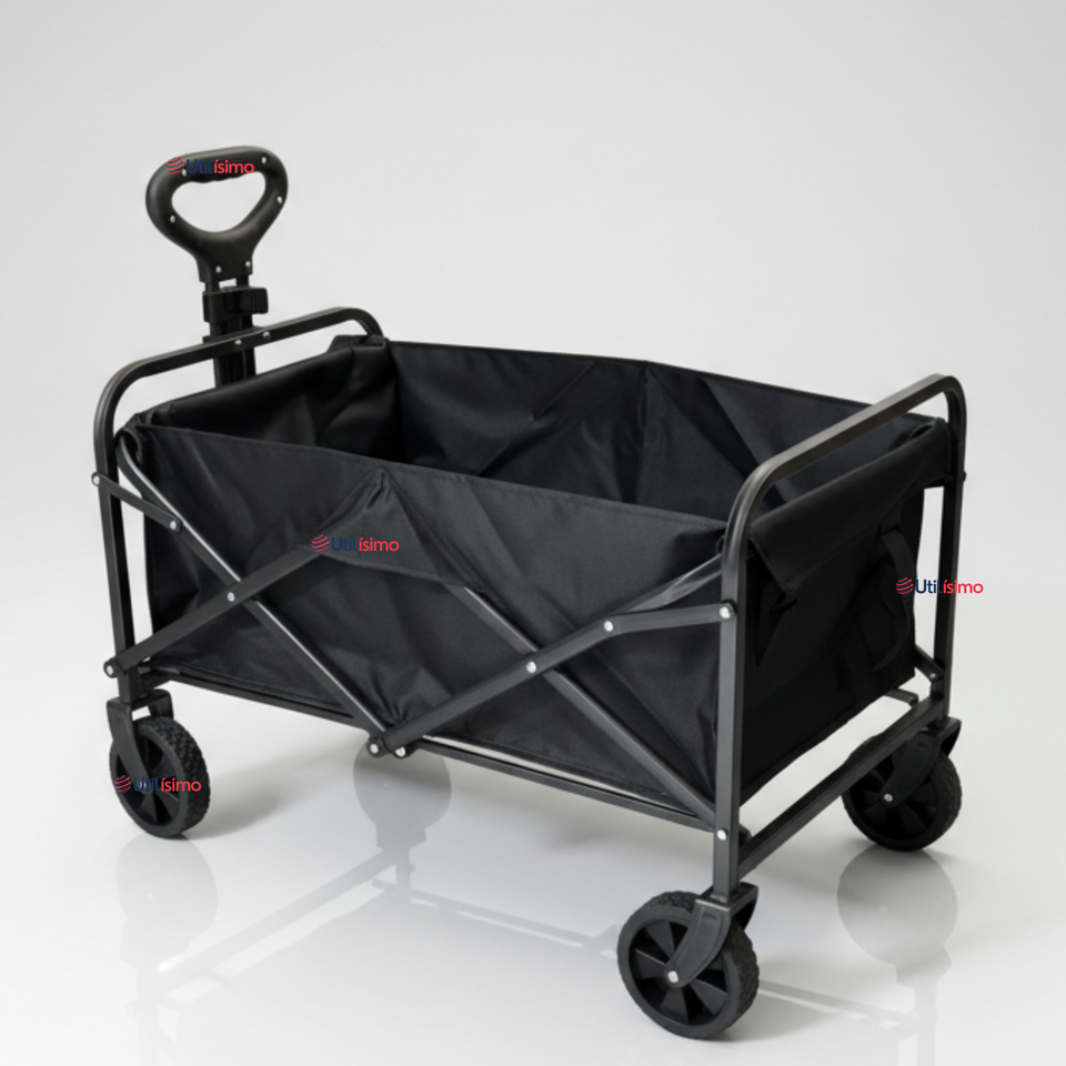 Carrito Compras Plegable Organizador Ideal Para El Camping 100Kg