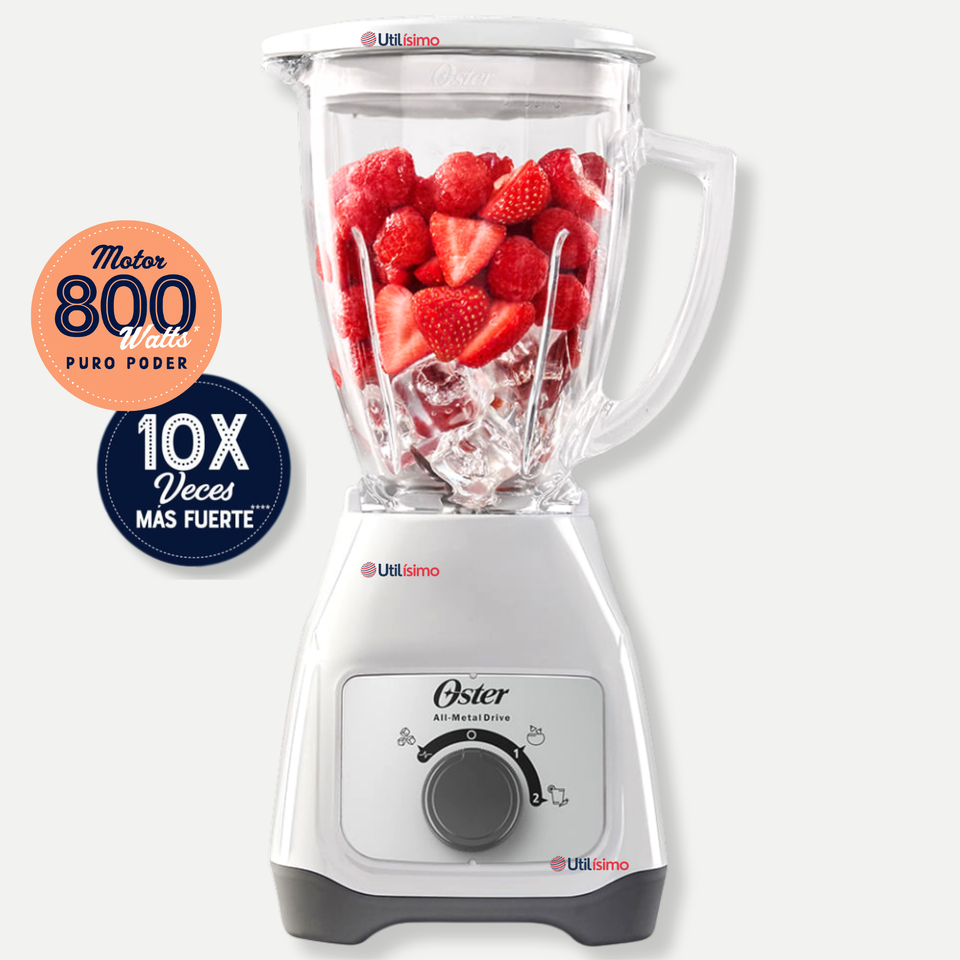 Licuadora Oster® Con Vaso De Vidrio Y Control De Perilla BLSTKAGWRD