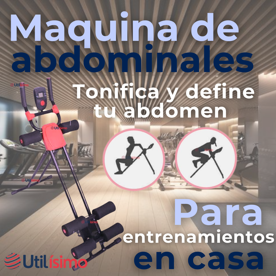 Máquina De Abdominales Plegable Ejercicio Deporte Fitness Six Pack